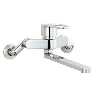 INAX/LIXIL キッチン用水栓金具【SF-WM435SY】シングルレバー混合水栓 壁付タイプ クロマーレS(エコハンドル)