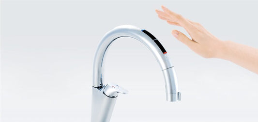 INAX/LIXIL【JF-NB464SX(JW)】タッチレス水栓 ナビッシュ(浄水機ビルトイン型) 乾電池式B6タイプ