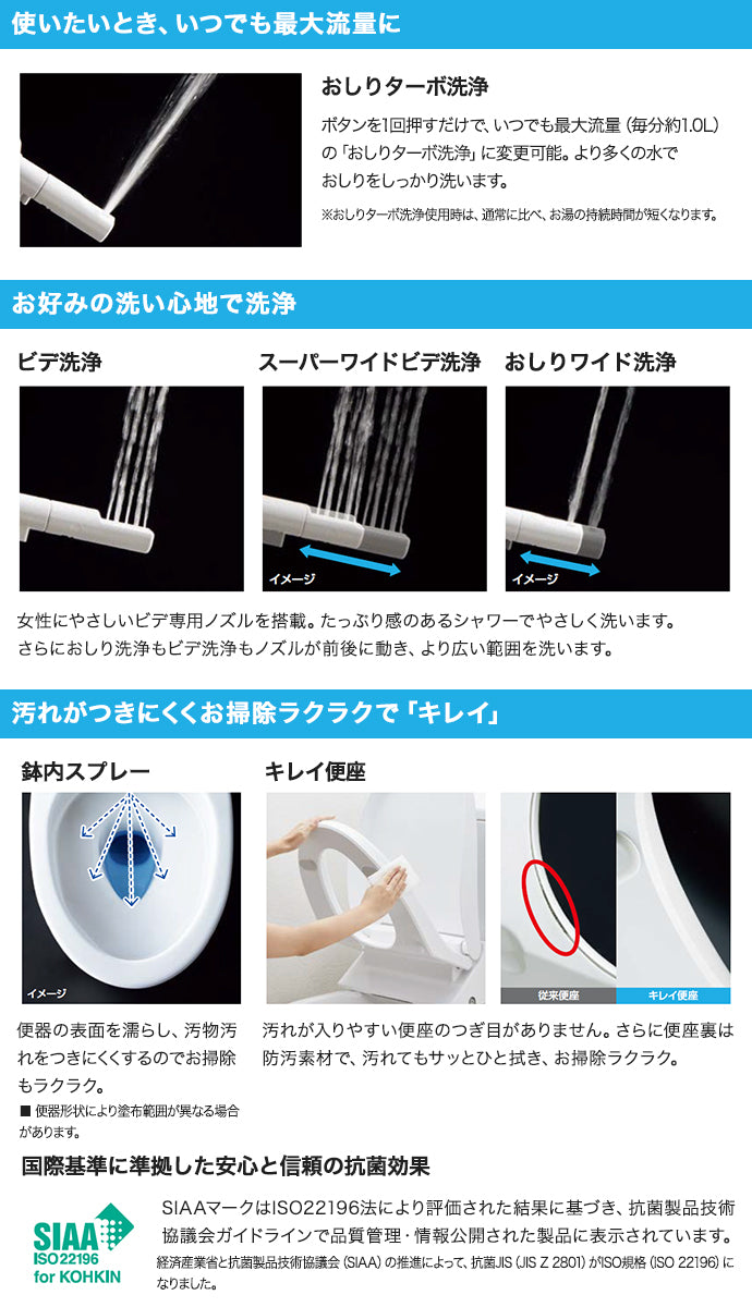 LIXILシャワートイレKBシリーズ